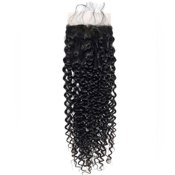 3pcs Curly Human Hair Weave Bundles & 1pc 4*1 Lace Front
Human Hair Closure - Picture 2 of 6